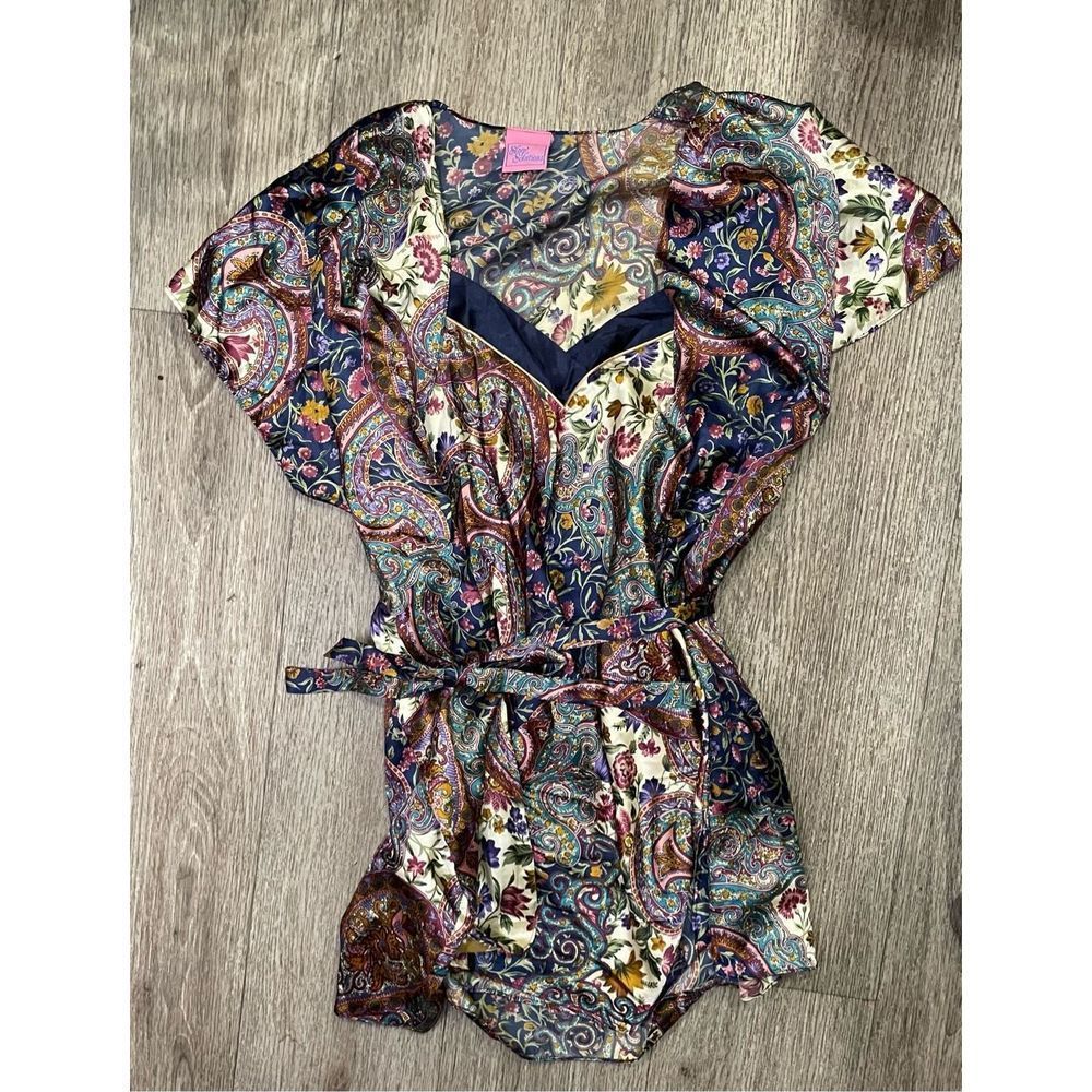 Vintage Sleep Solutions 2 Piece Robe and Nightgown Set Size Large